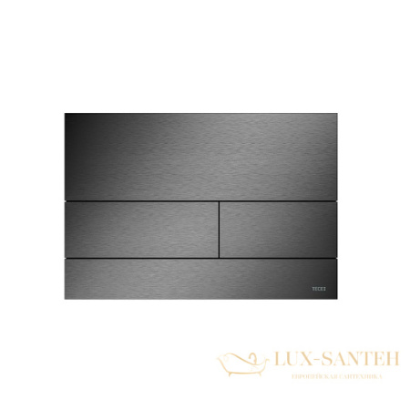 металлическая панель смыва tece tecesquare ll 9240836, pvd сатин, черный хром