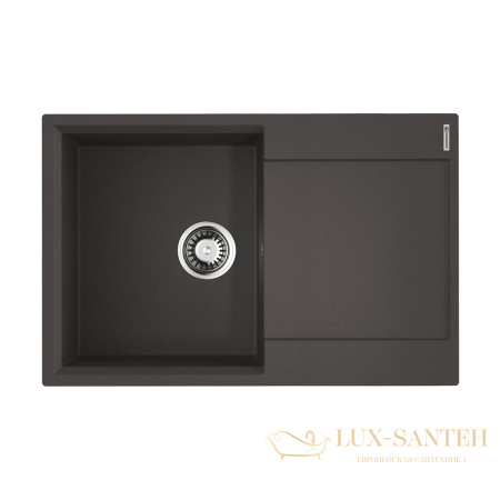 кухонная мойка omoikiri daisen 78-bl artgranit х черный, 4993327