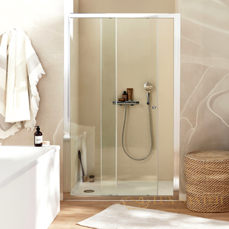 душевая дверь jacob delafon serenity e14c110-ga 110 см, профиль хром глянцевый, стекло прозрачное
