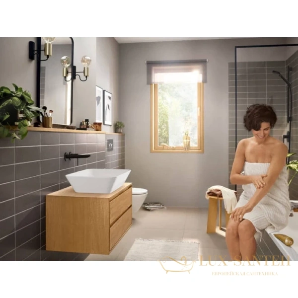 смеситель для раковины hansgrohe rebris e 72568670, черный матовый