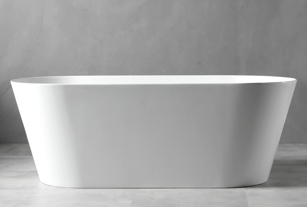 акриловая ванна abber ab9222-1.5, цвет белый