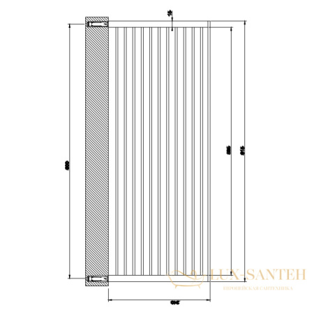 полка 60 см gessi inverso accessories 20950.727, brass brushed pvd