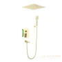 душевая система для ванны всраиваемая timo selene sx-2039/17sm, золото матовое