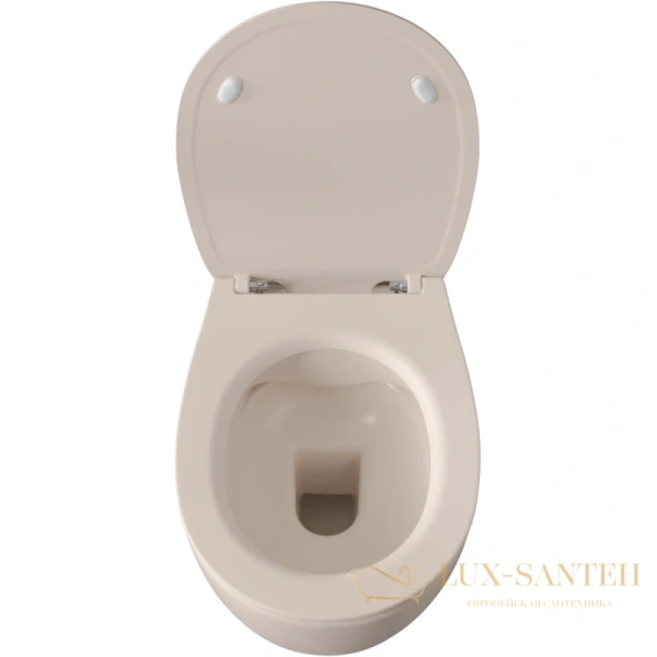 подвесной безободковый унитаз allen brau fantasy 4.11004.iv, слоновая кость