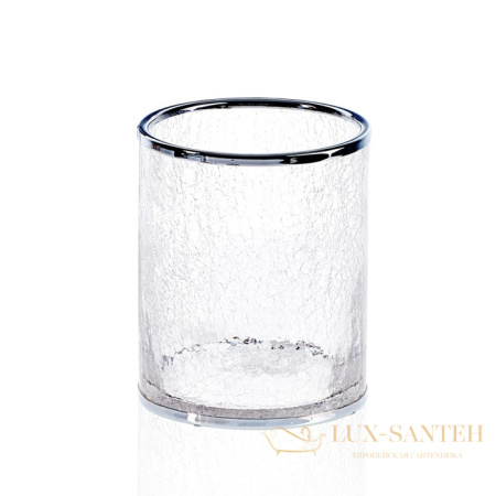 ведро для мусора decor walther crack ab 0933300 6 л, хром