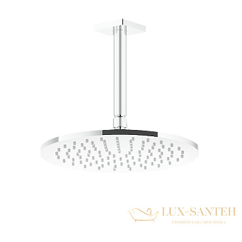 верхний душ gessi rilievo 59152.279 ø 200 мм, white cn