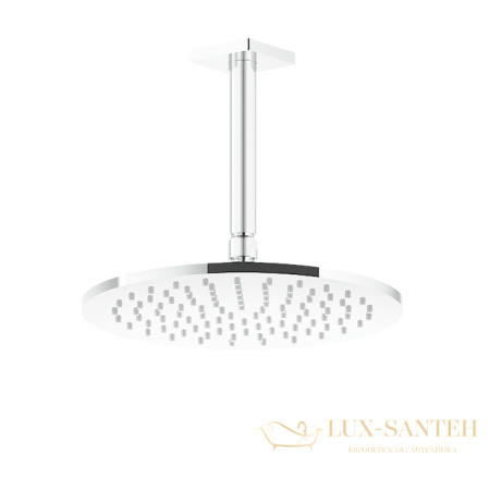 верхний душ gessi rilievo 59152.279 ø 200 мм, white cn