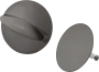 cлив/перелив для ванны hansgrohe flexaplus (внешняя часть) шлифованный, черный хром (58185340)