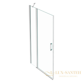 душевая дверь jacob delafon contra e22t111-ga для угла 110 см, профиль хром глянцевый, стекло прозрачное