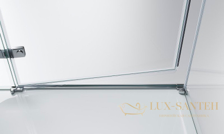 душевой уголок belbagno kraft kraft-ah-12-120/80-c-cr-r 120х80 см профиль хром, стекло прозрачное 