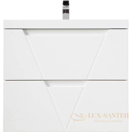 тумба под раковину belbagno vittoria vittoria-700-2c-so-bo-p 70 см подвесная, bianco opaco