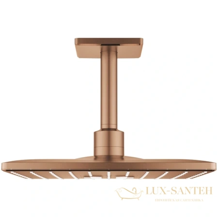 верхний душ 310 мм grohe rainshower smartactive cube 26481dl0, теплый закат матовый