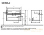 тумба под раковину villeroy & boch collaro c010l0pd 800х470 мм, черный