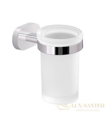 стакан стеклянный gedy bernina be10(13) настенный, хром