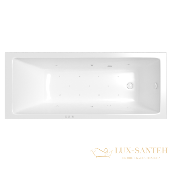 ванна whitecross wave slim 160x80 "relax", 0111.160080.100.relax.wh, белый