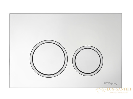 инсталляция tece, tecespring r, s401101, в комплекте с панелью смыва хром глянцевый, звукоизолирующей прокладкой и креплением