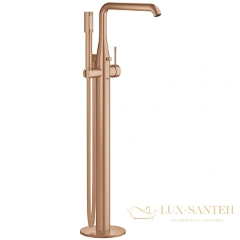 смеситель напольный для ванны grohe essence new 23491dl1, теплый закат матовый