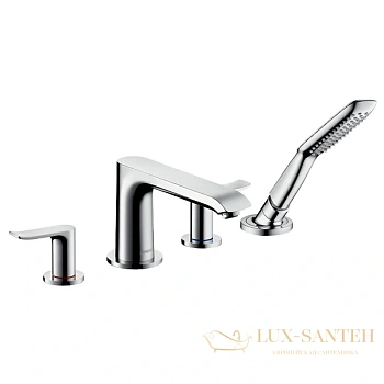 смеситель hansgrohe metris 31442000 на борт ванны, хром