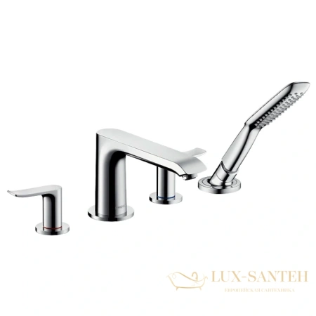 смеситель hansgrohe metris 31442000 на борт ванны, хром