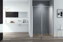 душевая дверь cezares urban urban-b-12-150-c-cr 150 см профиль хром, стекло прозрачное