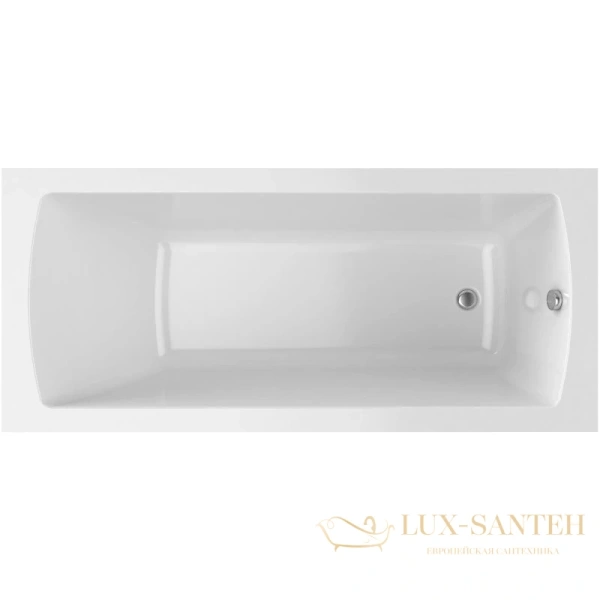 акриловая ванна timo ritta ritta1670 160x70 см, белый