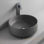 раковина накладная artceram cognac 42 col001 15 00 ø 420 мм, grey olive matt