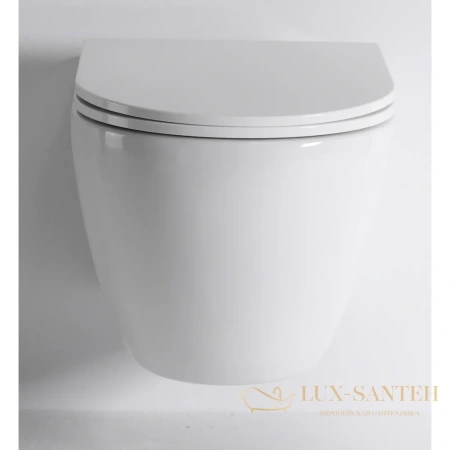 унитаз подвесной tecespring r, 9700998, безободковый, смыв torando flush, быстросъемное сиденье slim с микролифтом белый глянвый/хром