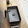раковина rea denis rea-u3690 61,5х35 см, черный матовый