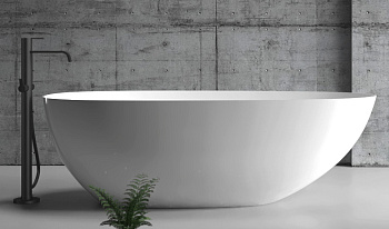 акриловая ванна abber ab9211, цвет белый