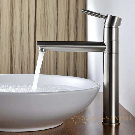 смеситель wasserkraft wern 4207 для кухни, никель