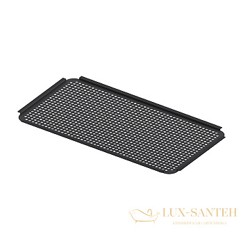 полка сетчатая artceram tfa007 17 для консоли, черный матовый