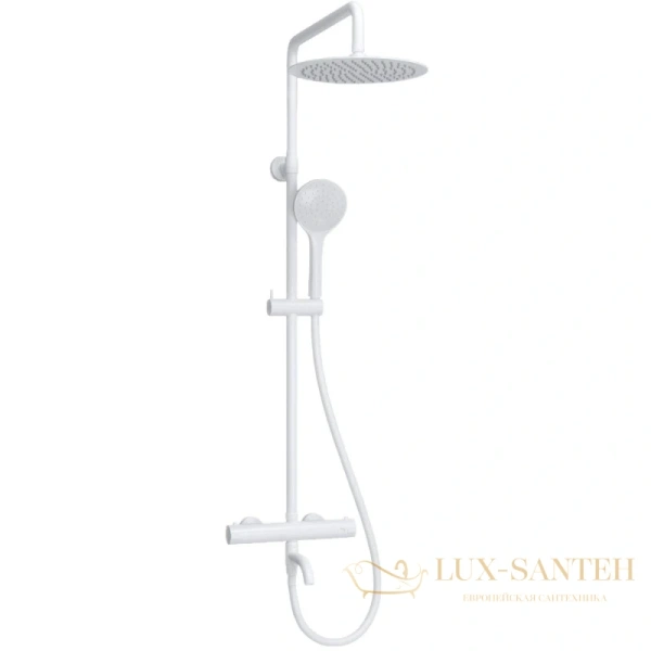 душевая система wasserkraft mindel a188.257.155.wm thermo 248 мм, белый матовый