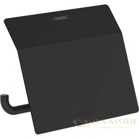 держатель туалетной бумаги hansgrohe addstoris 41753670, черный матовый