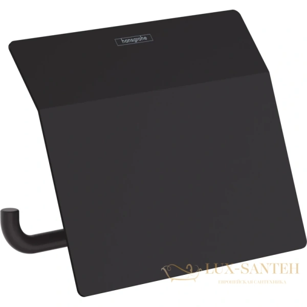 держатель туалетной бумаги hansgrohe addstoris 41753670, черный матовый