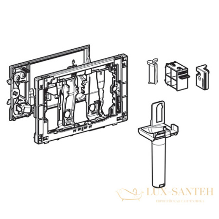 приемник для цилиндриков geberit duofresh 115.063.21.1 для sigma 8 см, хром глянцевый
