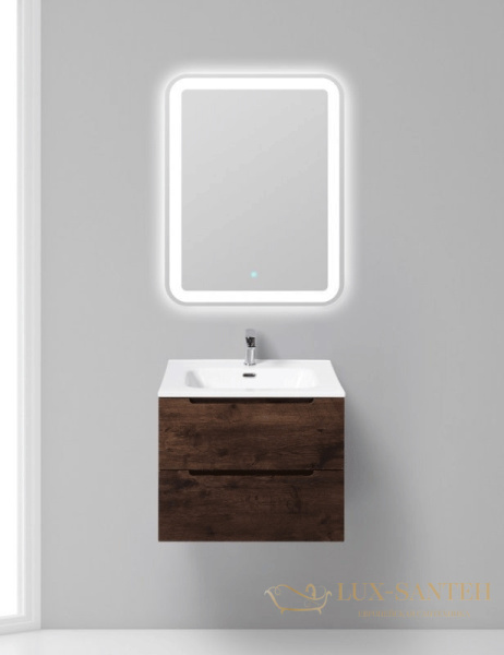 тумба под раковину belbagno etna 39 etna39-600/390-2c-so-rw-p подвесная, rovere moro