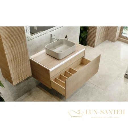 тумба jorno karat kar.01.100/p/bul 100 см, бук светлый