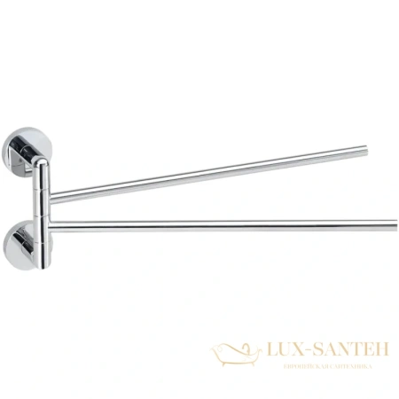 полотенцедержатель bemeta stella 166204102 44,5 см, поворотный, двойной, хром