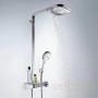 душевая стойка hansgrohe raindance select e 300 3jet 27127400 showerpipe белый/хром