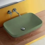раковина kerasan tribeca 514311 60х38 см, зеленый матовый