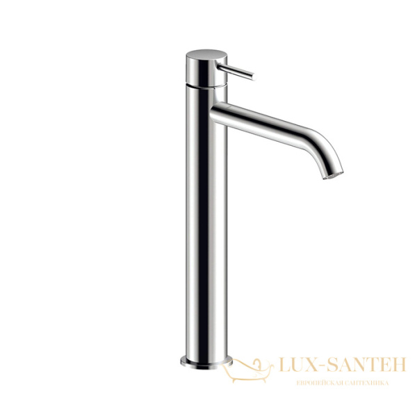 смеситель для раковины 305h мм, almar mixers e214002.gm, без донного клапана, оружейная сталь брашированная pvd