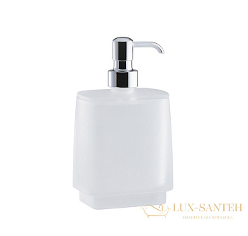 дозатор colombo design time w4281 настольный 360 мл, хром - матовое стекло