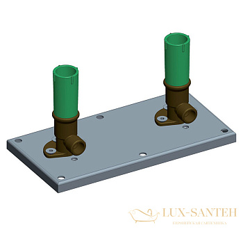 встраиваемая часть fima carlo frattini f2302 напольного смесителя для ванны на 2 отверстия 