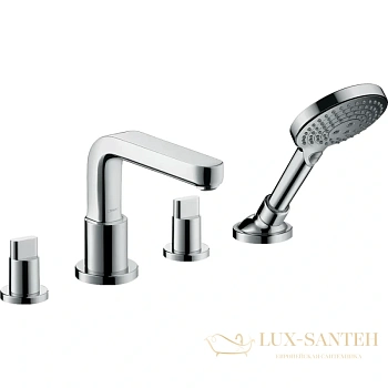 смеситель для ванны hansgrohe metris s 31446000, хром