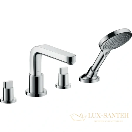 смеситель для ванны hansgrohe metris s 31446000, хром