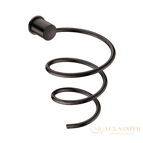 держатель фена wasserkraft k-1080gun metal, оружейная сталь