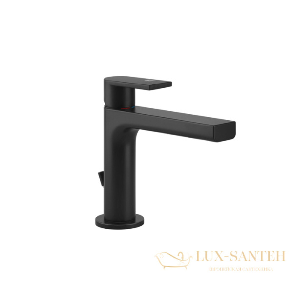 смеситель для раковины с донным клапаном gessi emporio via manzoni 38601.299, black xl