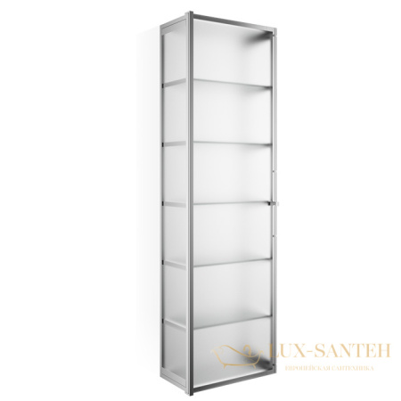 шкаф decor walther glas s4 0602506 подвесной, хром/матовое стекло