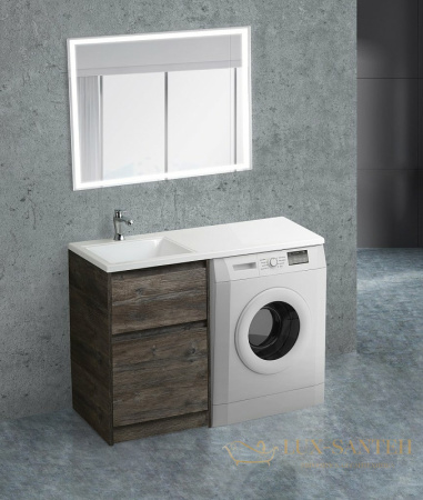 тумба под раковину belbagno kraft kraft-lvd-580/1200-2c-pia-pp 120 см, pino pasadena