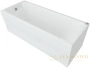 акриловая ванна aquatek альфа 170x70 alf170-0000038 без гидромассажа, с фронтальным экраном (слив слева, вклеенный каркас)